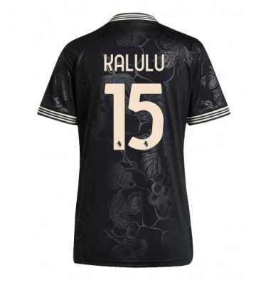 Juventus Pierre Kalulu #15 Tercera Equipación Mujer 2025-26 Manga Corta